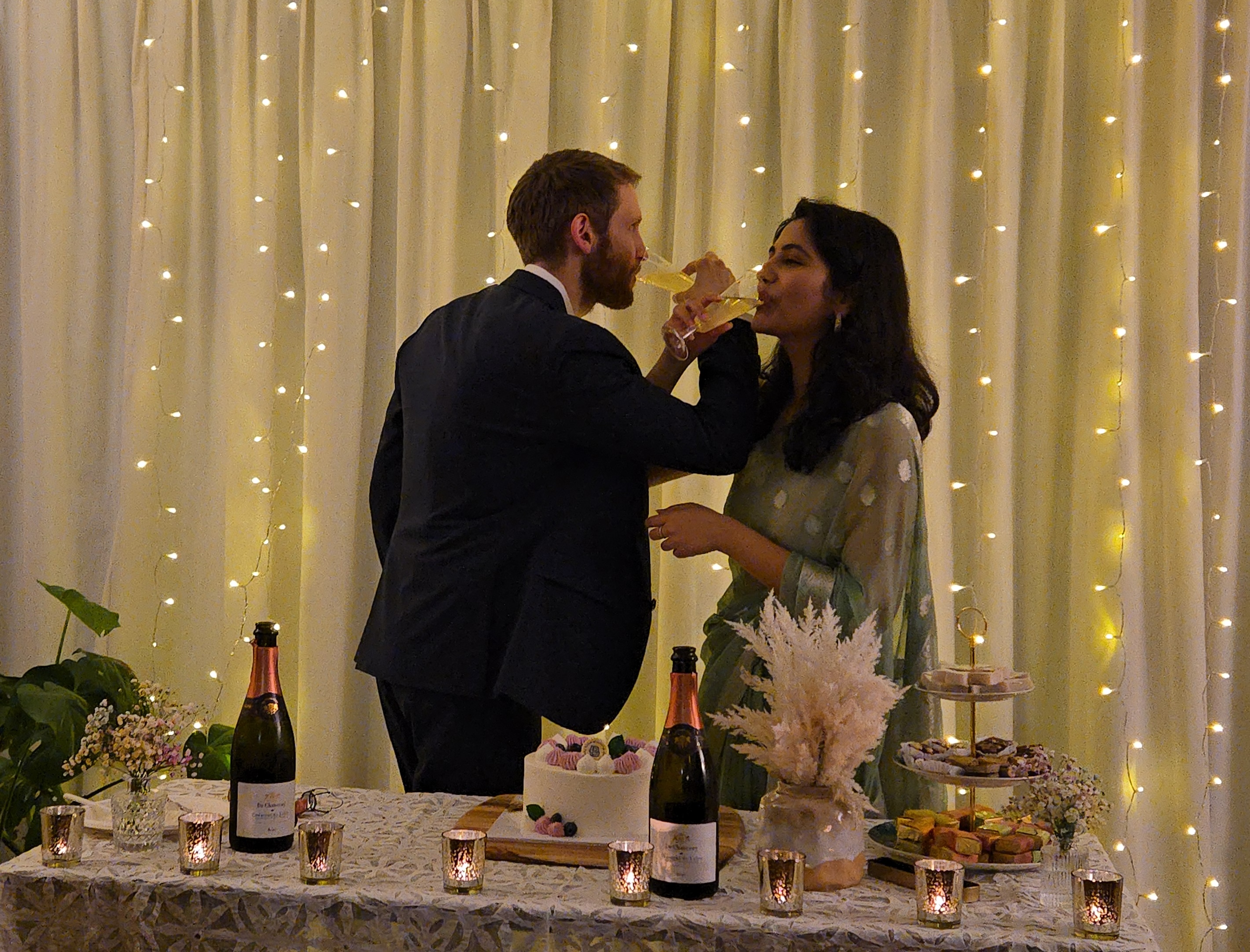 Sameeksha and Geoffrey